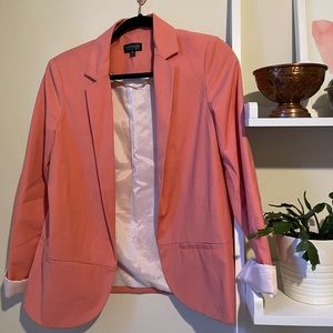 Peach Topshop Blazer